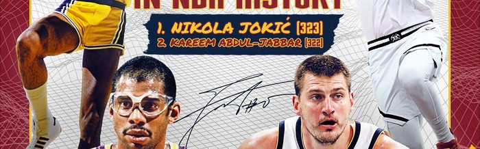 ky体育app-约基奇超越贾巴尔，成NBA历史20+10+5场次第一人|体育数据分析|尼古拉-约基奇|球员|比赛_新浪体育_新浪新闻